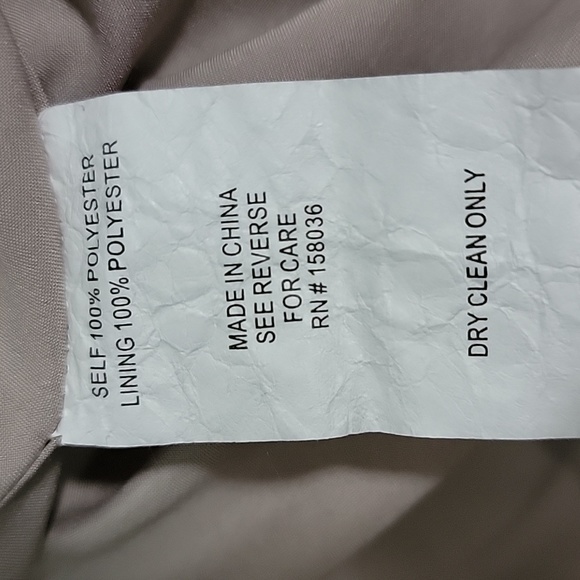 BIRDY GREYJESSE DRESS SHINY SATIN TAUPE DRESS/ SIZE  M. - Picture 7 of 14